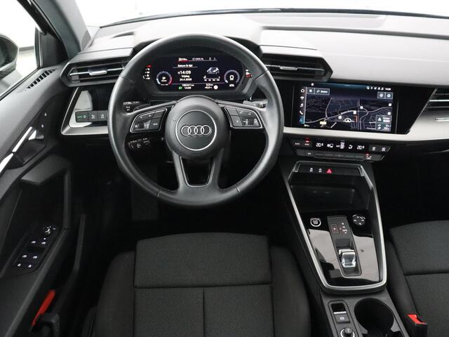 Audi A3 SPORTBACK 30 TFSI Advanced edition | Sportstoelen | Carplay | Virtual Cockpit | Audi Sound | Navigatie | Full LED | Parkeerhulp | Climate control | Bluetooth | Cruise control | DAB
