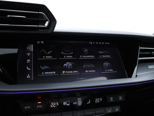 Audi A3 SPORTBACK 45 TFSIe 272pk S-tronic S edition Competition · Panoramadak · Camera · Elek. Bestuurdersstoel · Leder Interieur · Apple/Android Car Play · 18'' Inch · Garantie t/m 26-09-2030 of 100.000km