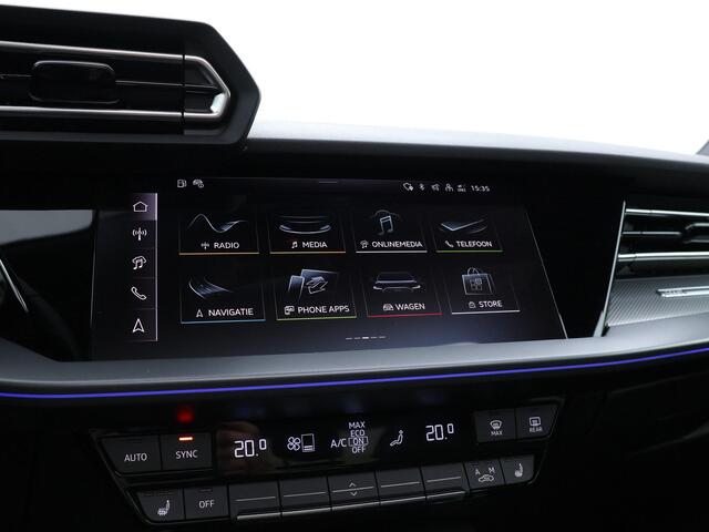 Audi A3 SPORTBACK 40 TFSI 204pk S edition · Panoramadak · Camera · Sonos Audio · Elek. Achterklep · Dodehoek Detectie · 18'' Inch · Garantie t/m 24-08-2030 of 100.000km