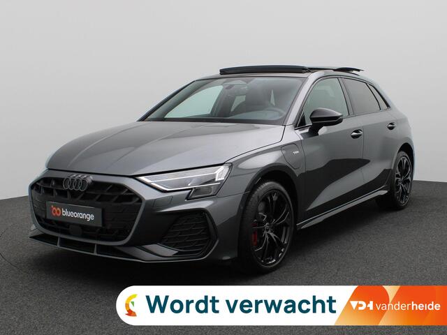 Audi A3 SPORTBACK 45 TFSI e S edition Competition 272PK S-Tronic Pano-Schuifdak, Leder, Led matrix, memorystoel, adaptive cruise, keyless, achteruitrijcamera, stoelverwarming voor, 18" lichtmetaal