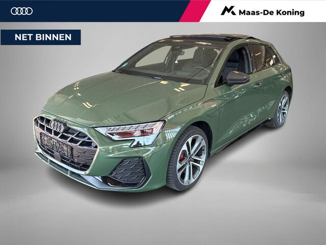 Audi A3 SPORTBACK 45 TFSIe 272pk S-tronic S edition Competition · Panoramadak · Camera · Sonos Audio · Carbon Exterieur · Leder Interieur · Apple/Android Car Play · 18'' Inch · Garantie t/m 10-08-2030 of 100.000km