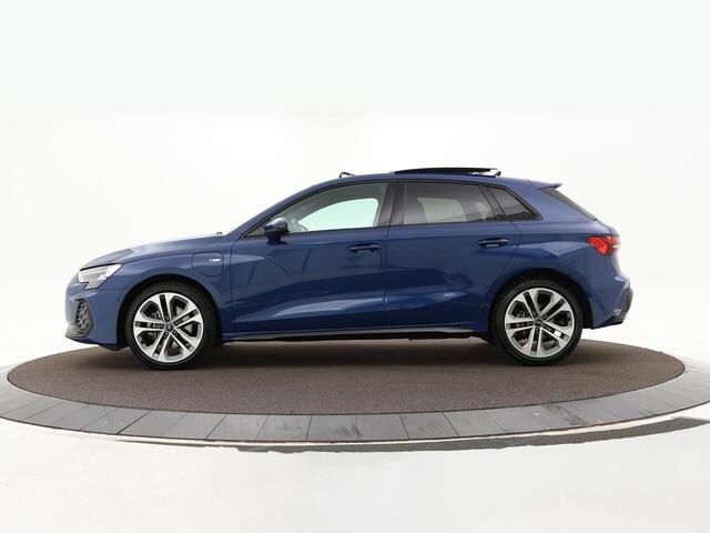 Audi A3 SPORTBACK 40 TFSI 204pk S edition · Panoramadak · Camera · Sonos Audio · Elek. Achterklep · Dodehoek Detectie · 18'' Inch · Garantie t/m 24-08-2030 of 100.000km