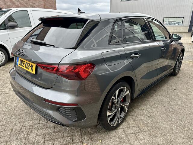 Audi A3 SPORTBACK 45 TFSI e S-Line edition Comp. Leder/Alcantara,Matrix,Stoelverw,El klep,28950incl btw