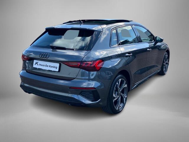 Audi A3 SPORTBACK 40 TFSIe 150kW/204PK S Line · Panoramadak · Stoelverwarming · Apple/Android Car Play · Drive select · Leder/Stof
