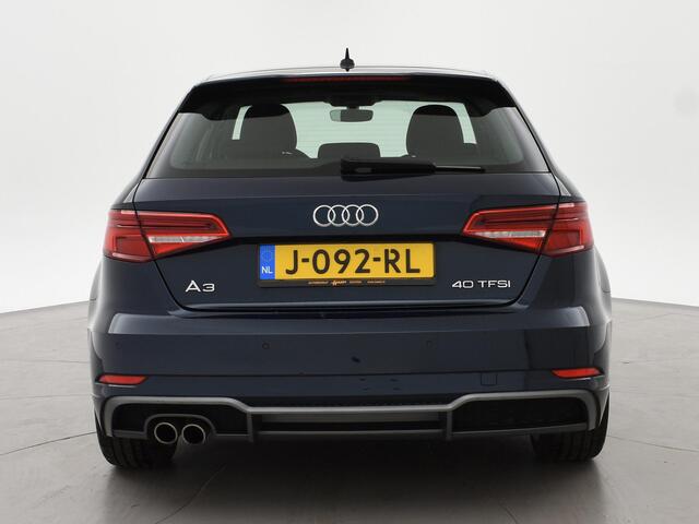 Audi A3 SPORTBACK 40 TFSI 190 PK S-TONIC AUT. DESIGN PRO LINE *COSMOSBLAUW METALLIC* + CARPLAY | STOEL/STUURVERW. | 18 INCH
