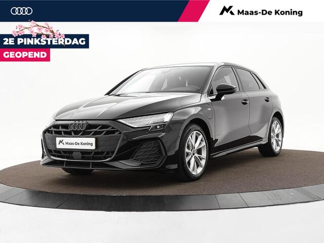 Audi A3 SPORTBACK 40 TFSIe 204pk S Edition · Camera · Apple/Android Car Play · Parkeerassistent · ACC · Optiekpakket Zwart · Stoelverwarming · Garantie t/m 08-07-2029 of 100.000km