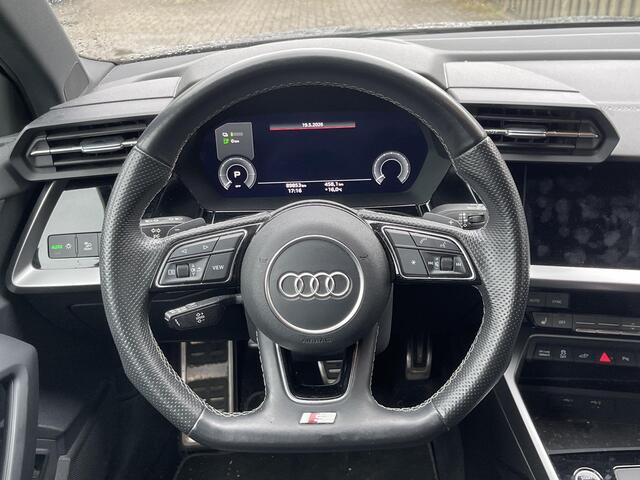 Audi A3 SPORTBACK 45 TFSI e S edition Competition 18"/Leder/Stoelverwarming/Virtual Cockpit/LED/PDCv+a/Apple Carplay & Android Auto
