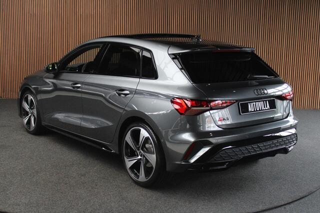 Audi A3 SPORTBACK 35 TFSI 3X S-line Panodak ACC HUD 360 Leer Sonos PDC Carbon Elektr. achterklep LM velgen Climate (3-zone)
