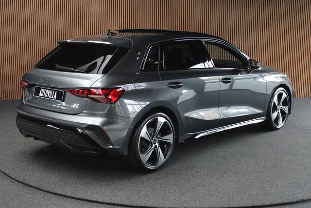 Audi A3 SPORTBACK 35 TFSI 3X S-line Panodak ACC HUD 360 Leer Sonos PDC Carbon Elektr. achterklep LM velgen Climate (3-zone)