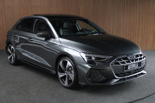 Audi A3 SPORTBACK 35 TFSI 3X S-line Panodak ACC HUD 360 Leer Sonos PDC Carbon Elektr. achterklep LM velgen Climate (3-zone)