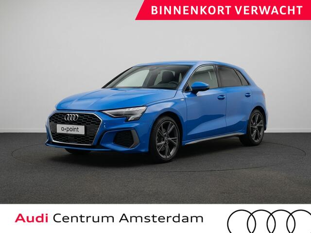 Audi A3 SPORTBACK 40 TFSI e S-line 204 pk S-tronic | Navigatie | Parkeersensoren (Park assist) | Achteruitrijcamera | LED-lichtpakket | Stoelverwarming | S-Line |