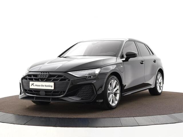Audi A3 SPORTBACK 40 TFSIe 204pk S-tronic S edition · SOH 100% · Camera · Apple/Android Car Play · Navigatie · Stoelverwarming · Zwart optiek · P-Sensoren · 17'' Inch · Garantie t/m 12-06-2029 of 100.000km