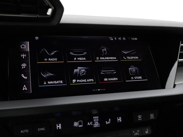 Audi A3 SPORTBACK 40 TFSIe 204pk S-tronic S edition · SOH 100% · Camera · Apple/Android Car Play · Navigatie · Stoelverwarming · Zwart optiek · P-Sensoren · 17'' Inch · Garantie t/m 12-06-2029 of 100.000km