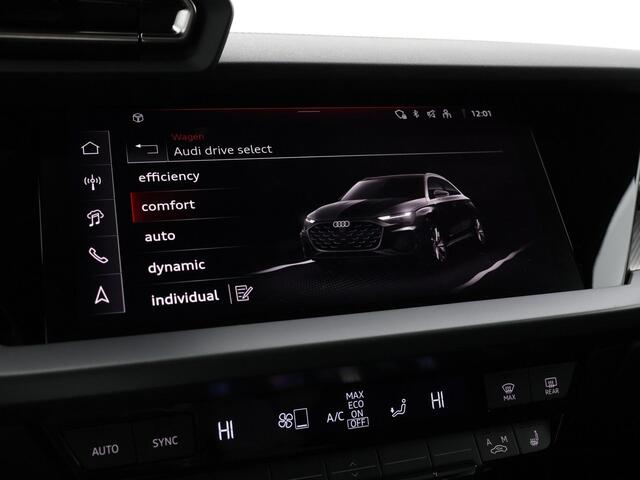 Audi A3 SPORTBACK 40 TFSIe 204pk S-tronic S edition · SOH 100% · Camera · Apple/Android Car Play · Navigatie · Stoelverwarming · Zwart optiek · P-Sensoren · 17'' Inch · Garantie t/m 12-06-2029 of 100.000km