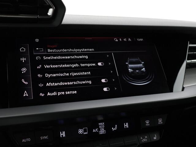 Audi A3 SPORTBACK 40 TFSIe 204pk S-tronic S edition · SOH 100% · Camera · Apple/Android Car Play · Navigatie · Stoelverwarming · Zwart optiek · P-Sensoren · 17'' Inch · Garantie t/m 12-06-2029 of 100.000km