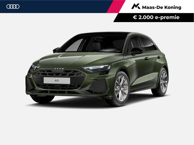 Audi A3 SPORTBACK 40 TFSI e S edition 204 PK · Glazen panoramadak · Sonos premium 3d · Comfortpakket plus