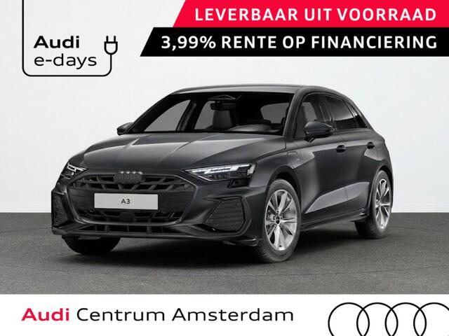 Audi A3 SPORTBACK S edition 40 TFSI e 204 pk | Comfortpakket plus | Lichtpakket plus ambient light | Trekhaak | S-int. zwart leder-kunstleder |