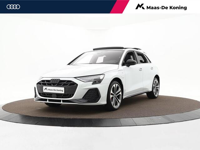 Audi A3 SPORTBACK 45 TFSIe 272pk S-tronic S edition Competition · Panoramadak · Camera · Carbon Achterspoiler · Leder · Elek. voorstoel · Matrix LED · 18'' Inch · Garantie t/m 29-07-2030 of 100.000km