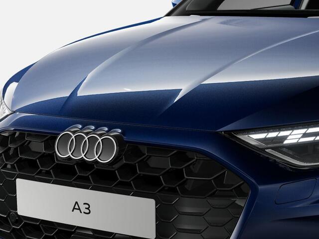 Audi A3 SPORTBACK 40 TFSI e Advanced edition 204 PK · Assistentie pakket rijden en Parkeren plus · Lichtpakket plus ambient light · 3-spaaks mf. afgevlakt sportstuur