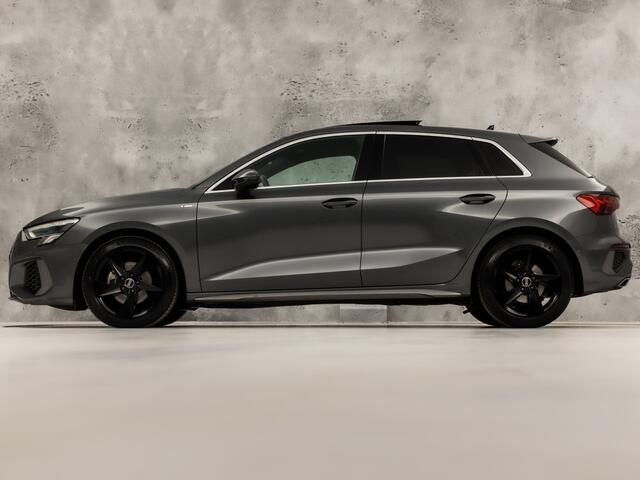 Audi A3 SPORTBACK 30 TFSI S-Line Sport Automaat (SCHUIFDAK, 2X S-LINE, APPLE CARPLAY, PLAT S-LINE SPORTSTUUR, ADAPTIVE CRUISE, SPORTSTOELEN, GETINT GLAS, PARKEER ASSISTENT, NIEUWSTAAT)