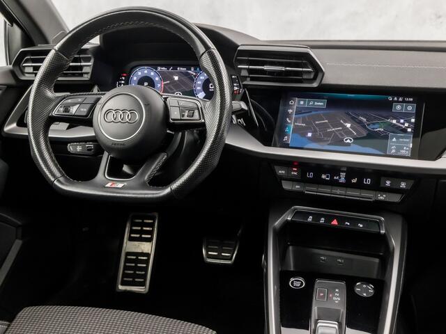 Audi A3 SPORTBACK 30 TFSI S-Line Sport Automaat (SCHUIFDAK, 2X S-LINE, APPLE CARPLAY, PLAT S-LINE SPORTSTUUR, ADAPTIVE CRUISE, SPORTSTOELEN, GETINT GLAS, PARKEER ASSISTENT, NIEUWSTAAT)