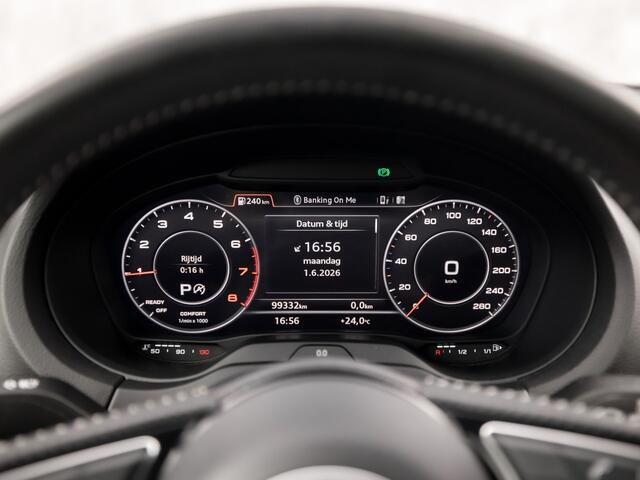 Audi A3 SPORTBACK 35 TFSI CoD S-Line Sport 150Pk Automaat (PANORAMADAK, VIRTUAL COCKPIT, 2X S-LINE, APPLE CARPLAY, BLACK PACK, PLAT S-LINE SPORTSTUUR, SPORTSTOELEN, STOELVERWARMING, GETINT GLAS, NIEUWSTAAT)