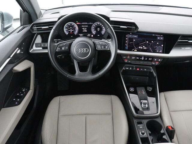 Audi A3 SPORTBACK 40 TFSIe Advanced edition | SOH 95,4% | Head-Up | Leder | Stoelverwarming | Trekhaak | Park Assist | Keyless | Matrix LED | Camera | Carplay | Virtual Cockpit | Elektrische klep | PHEV | Plug In
