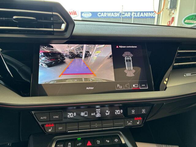Audi A3 SPORTBACK 45 TFSIe 272pk S-tronic S edition Competition · Panoramadak · Camera · Sonos Audio · Carbon Exterieur · Leder Interieur · Apple/Android Car Play · 18'' Inch · Garantie t/m 10-08-2030 of 100.000km