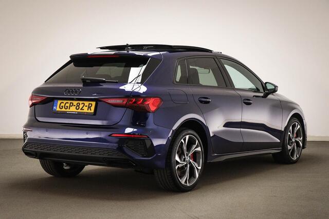 Audi A3 SPORTBACK 45 TFSI e S edition Competition | MATRIX LED / PARKEER- PACK | PANORAMADAK | HALF LEDER | STOELVERWARMING | CAMERA | 18"
