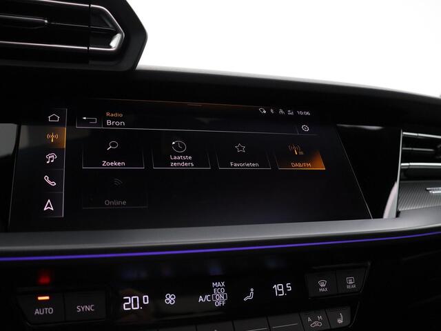 Audi A3 SPORTBACK 40 TFSIe S-Tronic 204 pk S Edition · Panoramadak · Camera · HUD Head-up display · SONOS · Ambient light Pro · Elek. Achterklep · 18 inch · Garantie t/m 07-08-2030 of 100.000km