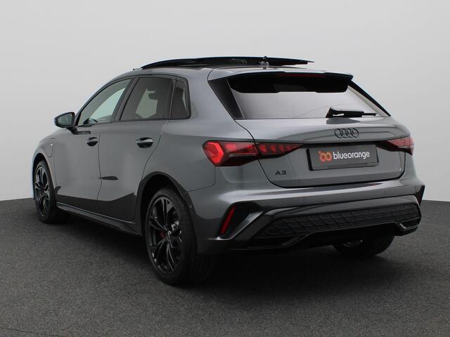 Audi A3 SPORTBACK 45 TFSI e S edition Competition 272PK S-Tronic S-Line, Pano-Schuifdak, Memorystoel, Achteruitrijcamera, Matrix LED-verlichting, Leder, Elektr. Achterklep, Keyless, 18" LM Velgen