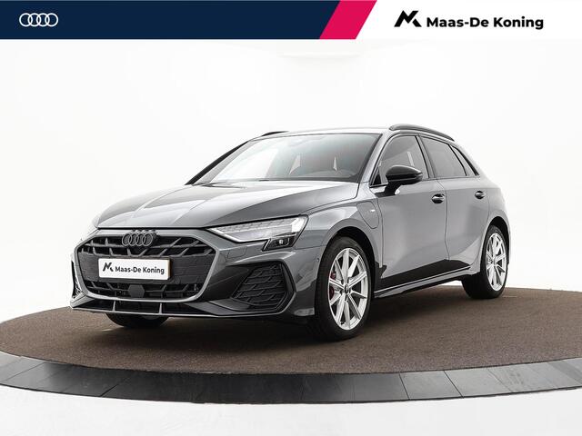 Audi A3 SPORTBACK 45 TFSIe 272pk S-tronic S edition Competition · Camera · Sonos Audio · Elektrische stoelverstelling · Keyless · Stoelverwarming · Afneembare Trekhaak · Fabrieksgarantie tot 03-04-2030 of 100.000km