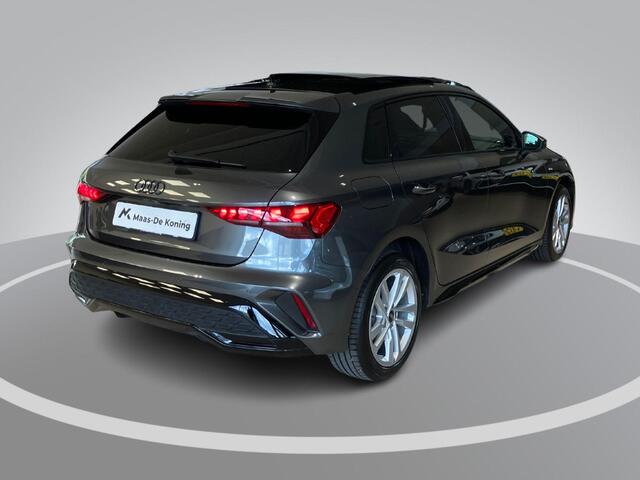 Audi A3 SPORTBACK 40 TFSIe 150kW/204PK S Line · Panoramadak · Apple/Android Car Play · Drive select · Camera + Parkeersensoren · Garantie t/m 03-06-2030 of 100000km.