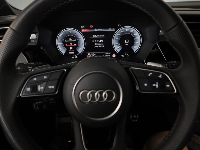 Audi A3 SPORTBACK 40 TFSI e S edition 204 pk S-tronic | Verlengde garantie | Parkeersensoren (Park assist) | Achteruitrijcamera | Adaptieve cruise control | Autom. airco (3 zones) | S-Line |