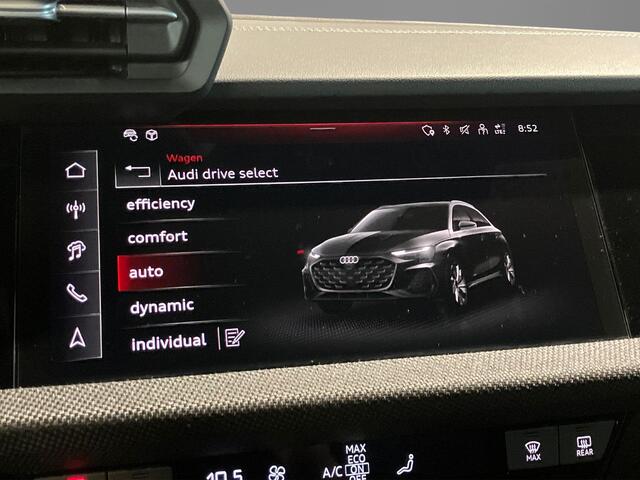 Audi A3 SPORTBACK 40 TFSIe 150kW/204PK S Line · Drive select · Leder/Stof · Camera + Parkeersensoren · Garantie t/m 25-05-2029 of 80000km.