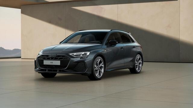 Audi A3 SPORTBACK 40 TFSI e 204PK S edition | Trekhaak | Sonos | Carbon | Matrix | Leder | Rood-Stiksel | 18-Inch | Drive-Select | Camera-Achter | Alcantara |