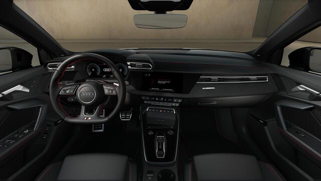 Audi A3 SPORTBACK 40 TFSI e 204PK S edition | Trekhaak | Sonos | Carbon | Matrix | Leder | Rood-Stiksel | 18-Inch | Drive-Select | Camera-Achter | Alcantara |