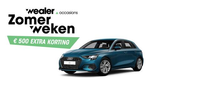 Audi A3 SPORTBACK 30 TFSI Pro Line | 110 PK | Apple Carplay/Android Auto | Climate control | Climate control | 17" LM velgen | LED koplampen |