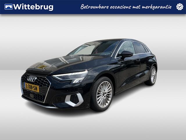 Audi A3 SPORTBACK 30 TFSI Business edition / AUTOMAAT/ CRUISE/ SMARTPHONE INTERFACE/ FULL-LED/ PARK. SENSOREN/ VIRTUAL COCKPIT/ GETINT GLAS/ KEYLESS/ NAVI/ DAB/ CLIMA/ 17" LMV
