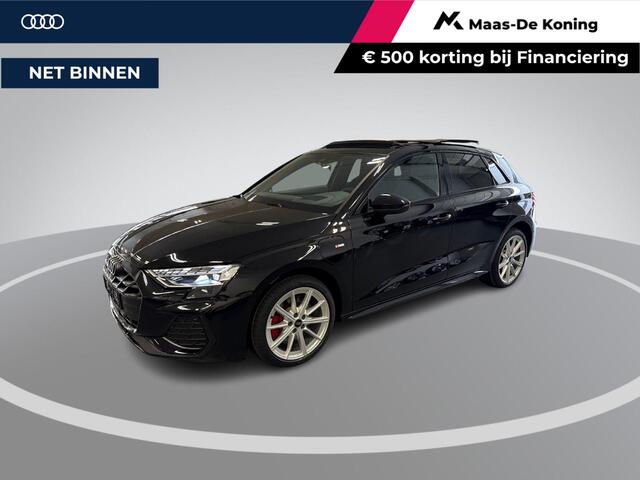 Audi A3 SPORTBACK 45 TFSIe 272pk S-tronic S edition Competition · Panoramadak · Sonos Audio · Camera · Head-Up · Apple/Android Car Play · 18'' Inch · Garantie t/m 28-09-2030 of 100.000km