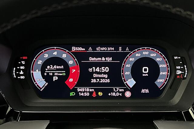 Audi A3 SPORTBACK 30 TFSI S-line | Digitaal display | Half leder | LED koplampen