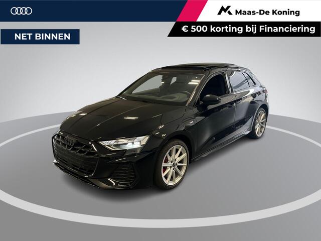 Audi A3 SPORTBACK 45 TFSIe 272pk S-tronic S edition Competition · Panoramadak · Camera · SONOS · Head-Up · Apple/Android Car Play · Keyless · 18'' Inch · Garantie t/m 28-09-2030 of 100.000km