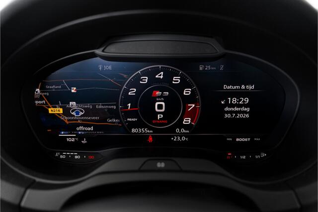 Audi A3 SPORTBACK 2.0 TFSI S3 quattro Pro Line Plus Schaalstoelen|Digitalecockpit|ACC|