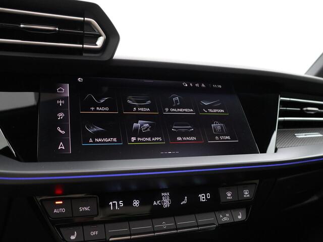 Audi A3 SPORTBACK 45 TFSIe 272pk S-tronic S edition Competition · Panoramadak · Sonos Audio · Camera · Head-Up · Apple/Android Car Play · 18'' Inch · Garantie t/m 28-09-2030 of 100.000km
