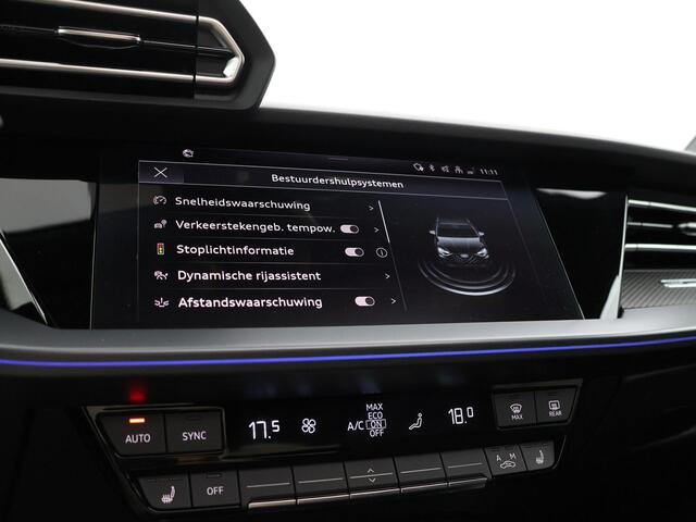 Audi A3 SPORTBACK 45 TFSIe 272pk S-tronic S edition Competition · Panoramadak · Sonos Audio · Camera · Head-Up · Apple/Android Car Play · 18'' Inch · Garantie t/m 28-09-2030 of 100.000km