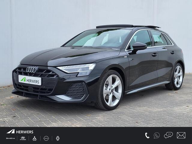 Audi A3 SPORTBACK 35 TFSI S line Automaat / Panoramadak / SONOS premium audio / Apple Carplay / Android Auto / S-line interieur & extrieur / Camera / DAB / Stoelverwarming / Adap Cruise / Matrix LED /