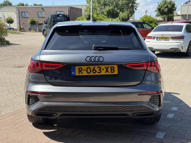 Audi A3 SPORTBACK 30 TFSI S edition 3X S-LINE| MATRIX LAMPEN | PANORAMADAK | ANDROID/APPLE CARPLAY | NAVIGATIE | STOELVERWARMING | PARKEER SENSOREN | VIRTUAL DISPLAY |