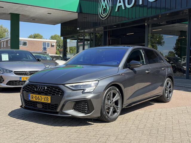 Audi A3 SPORTBACK 30 TFSI S edition 3X S-LINE| MATRIX LAMPEN | PANORAMADAK | ANDROID/APPLE CARPLAY | NAVIGATIE | STOELVERWARMING | PARKEER SENSOREN | VIRTUAL DISPLAY |