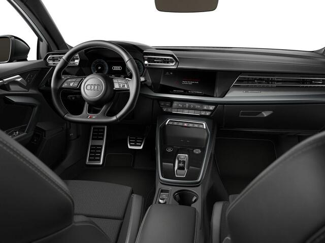 Audi A3 SPORTBACK 40 TFSI e S edition 204 PK · Comfortpakket plus · Assistentiepakket rijden en parkeren plus · Optiekpakket zwart plus
