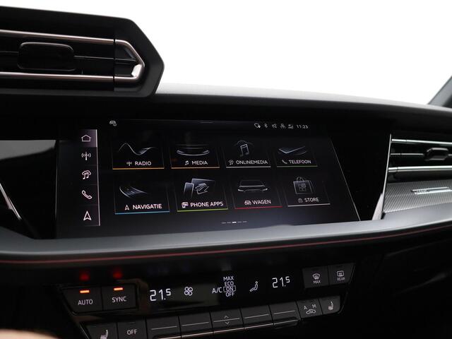 Audi A3 SPORTBACK 45 TFSIe 272pk S-tronic S edition Competition · Panoramadak · Camera · Elek. Bestuurdersstoel · Apple/Android Car Play · Leder/ Alcantara · Zwart Optiek · 18'' Inch · Garantie t/m 10-12-2030 of 100.000km